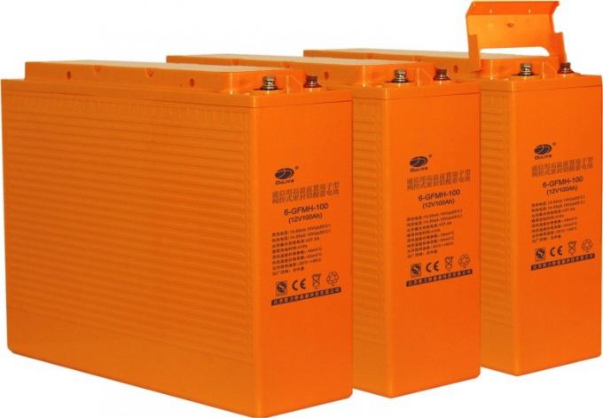 แบตเตอรี่อุณหภูมิสูง Rohs 12v 200ah แบตเตอรี่กรดตะกั่วสำหรับเครื่องใช้ในบ้าน 0