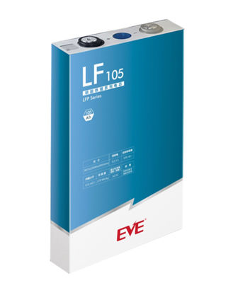 0.5C LF105 LiFePO4 แบตเตอรี่ลิเธียม 100A แบตเตอรี่ลิเธียมเหล็กฟอสเฟต